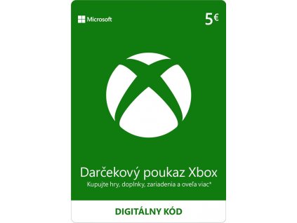 Xbox Gift Card SK Digital Code RGB 5EUR s