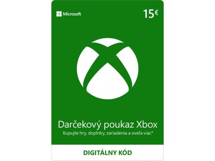 Xbox Gift Card SK Digital Code RGB 15EUR
