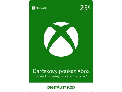 Xbox Gift Card SK Digital Code RGB 25EUR