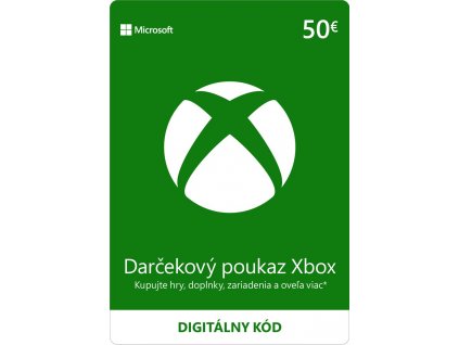 Xbox Gift Card SK Digital Code RGB 50EUR