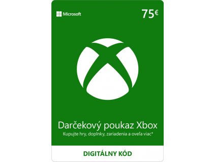 Xbox Gift Card SK Digital Code RGB 75EUR
