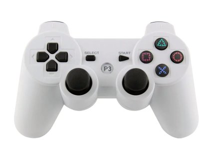 PS3 bezdrôtový ovládač - Biely, nový