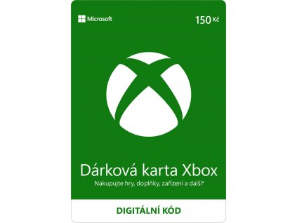 Xbox Gift Card CS Digital Code RGB 150CZK