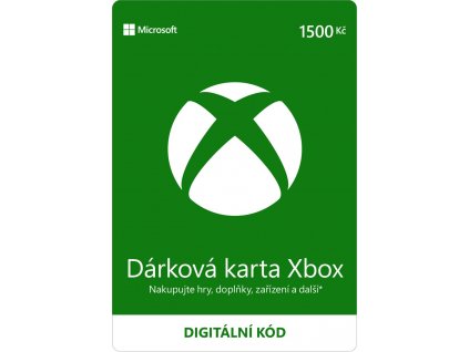 Xbox Gift Card CS Digital Code RGB 1500CZK