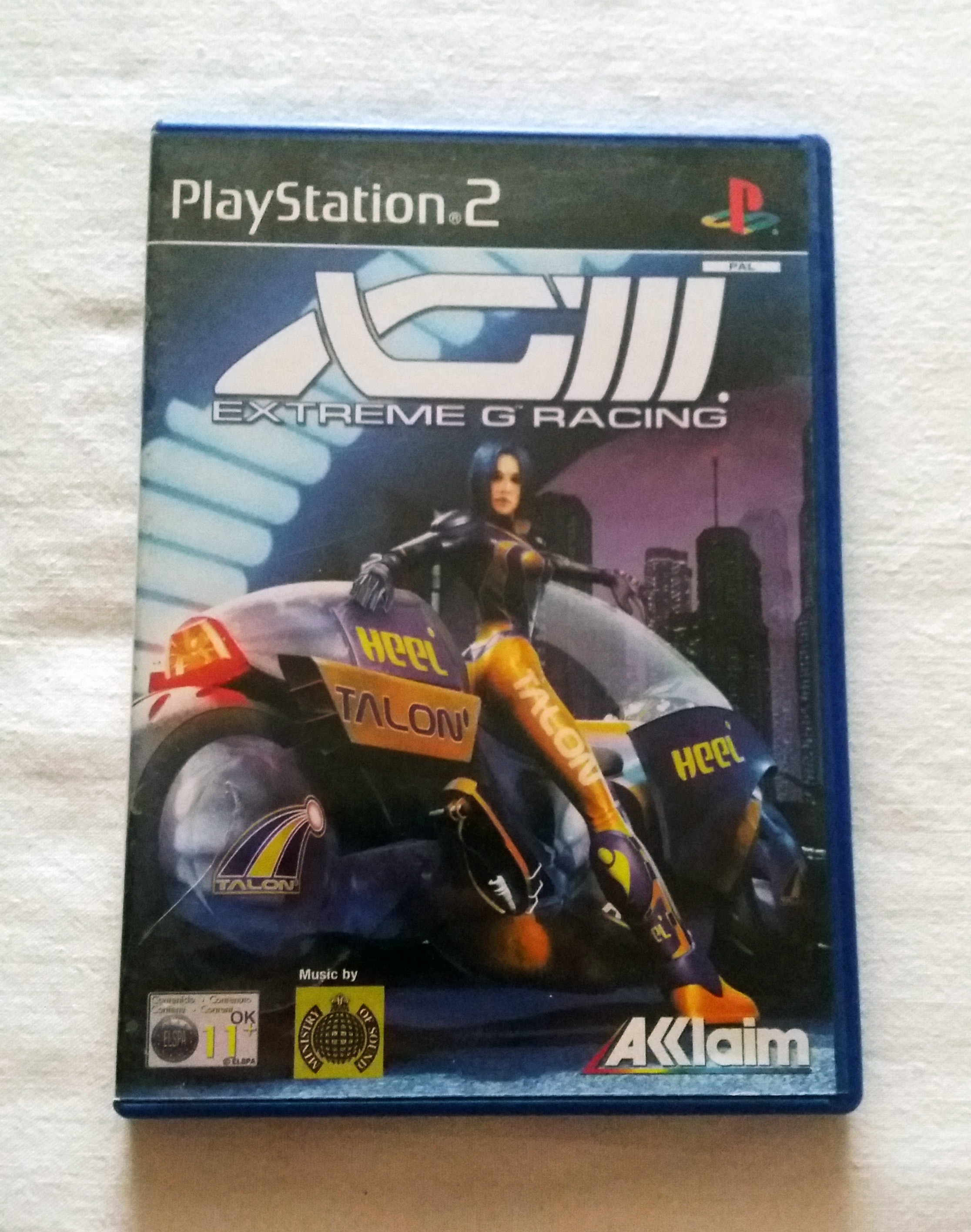 playstation 2 ps2 XG3 : logiciel acclaim Extreme-G Racing