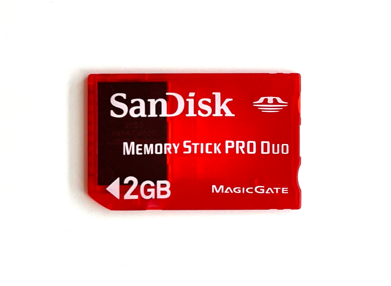 PSP paměťová karta SanDisk Memory Stick PRO Duo 2GB PSko.cz