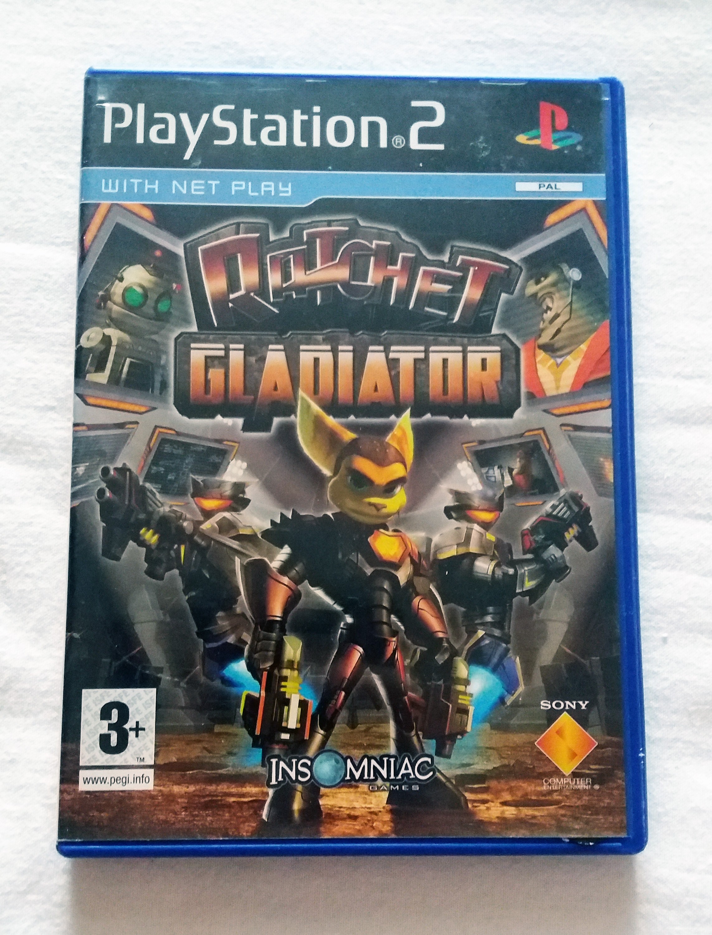 Ratchet Gladiator käytetty (PS2) Platinum CIB