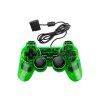Drátový ovladač pro PS1 a PS2 - Průhledný jungle zelený, nový