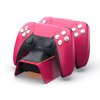 DOBE TP5-0521R Stardust Red Duální Dobíjecí Stanice pro ovladače PlayStation 5, nová
