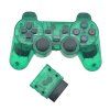 Bezdrôtový ovládač pre PS1 a PS2 - Priehľadný zelený, nový