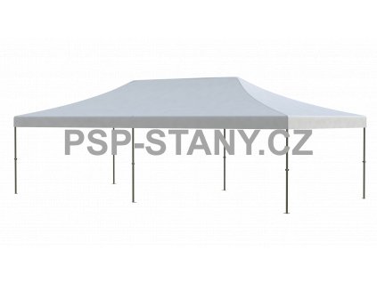 Nůžkový stan 4 x 8 m ALU HEX 50 SILVER COMPLETE (Barva Žlutá)