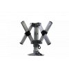 Nůžkový stan 4 x 6 m - 4 nohy ALU HEX 50 SILVER COMPLETE (Barva Žlutá)