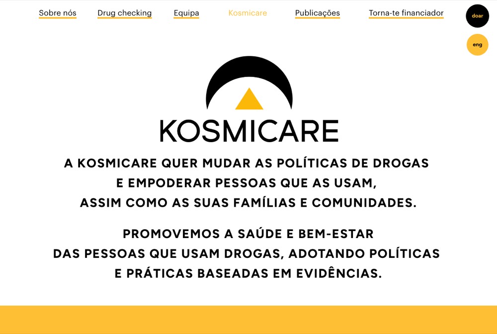 Náhled webu — Kosmicare