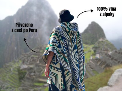 poncho inka geometric pattern 2 machu picchu Psychonautika.cz