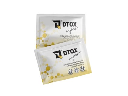 Dtox wipes desinfekční ubrousky detox psychonautika