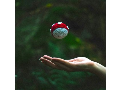 Žonglovací míčky Amanita | Háčkované, 4 barvy (SuperMario)