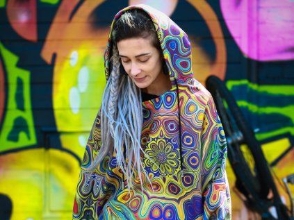 mandala cosmic poncho 1