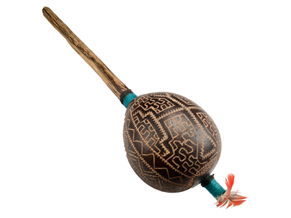 Maraca Peru shipibo Ayahuasca