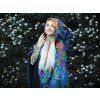 flowers cosmic poncho 5