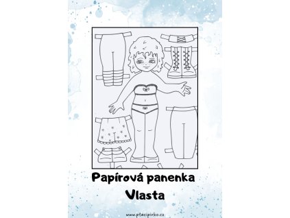 Papírová panenka Vlasta