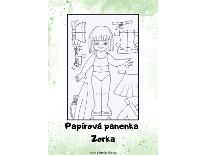 Papírová panenka Zorka1