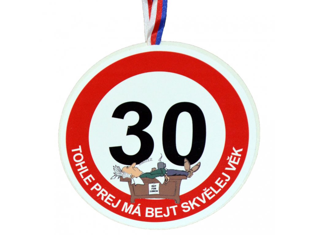 Medaile k 30. narozeninám pro muže jen za 49 Kč ⭐| Vyberte si Dárečky ze  dřeva a keramiky na Ptákoviny-CB