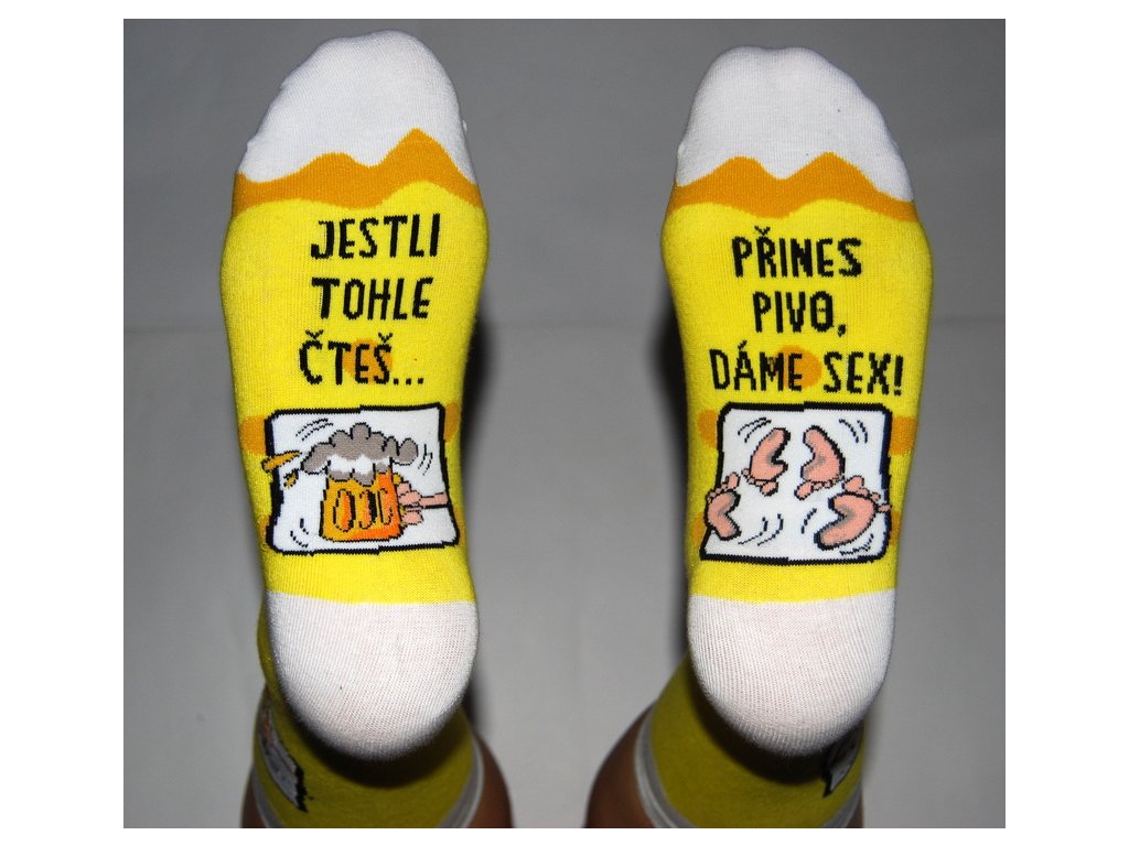 Veselé ponožky - Jestli tohle čteš.. ⭐| Vyberte si Ponožky na Ptákoviny-CB