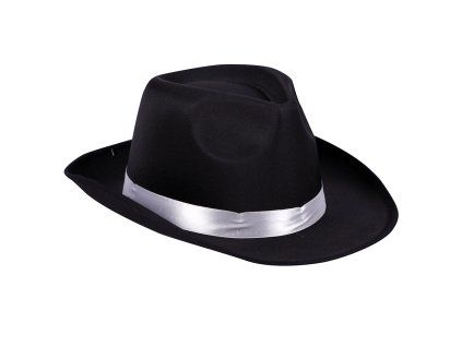Mafiansky klobouk cerny