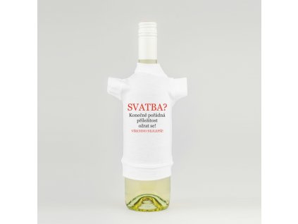 tricko na lahev svatba