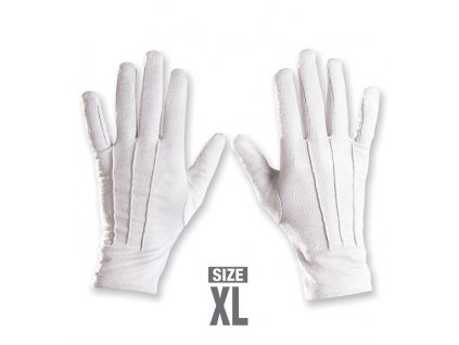 rukavice XL bile