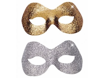 Elegantní škrabošky glitrové