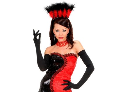 Cerne rukavice kankan