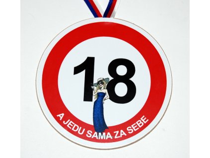 Medaile 18 zena