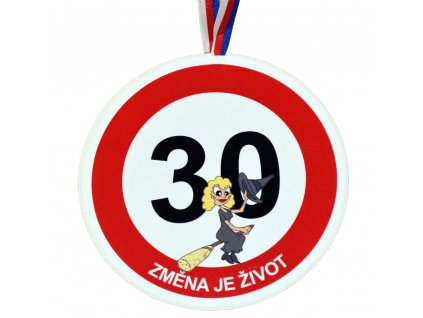 Medaile 30 zena