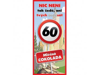 Cokolada k 60 narozeninam