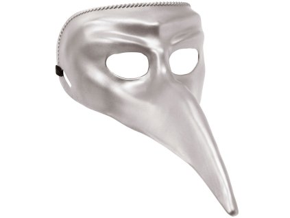 Skraboska s dlouhym nosem stribrna