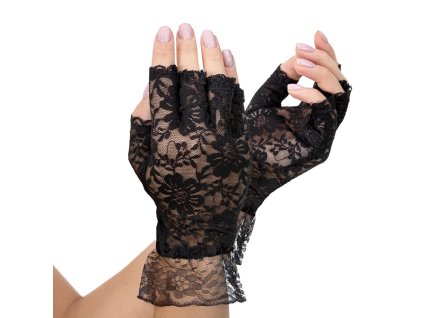 Rukavice krajkove bez prstu