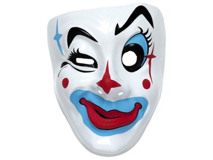 Maska klaun modry