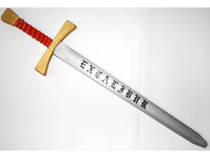 Mec dreveny excaliber cerveny