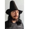 Klobouk cerne vlasy
