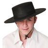 Klobouk cerny siroky lem