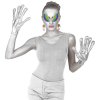 Brile stribrne alien