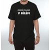 Tricko chodim zasadne v bilem