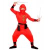 Ninja kostym cerveny