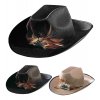 Klobouk kovboj s perim