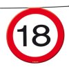 Dopravni znacka girlanda 18let