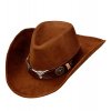 Kovbojsky klobouk kozeny
