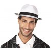 Klobouk fedora bily