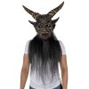 Maska krampus velke rohy