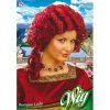 Paruka baroque cervena